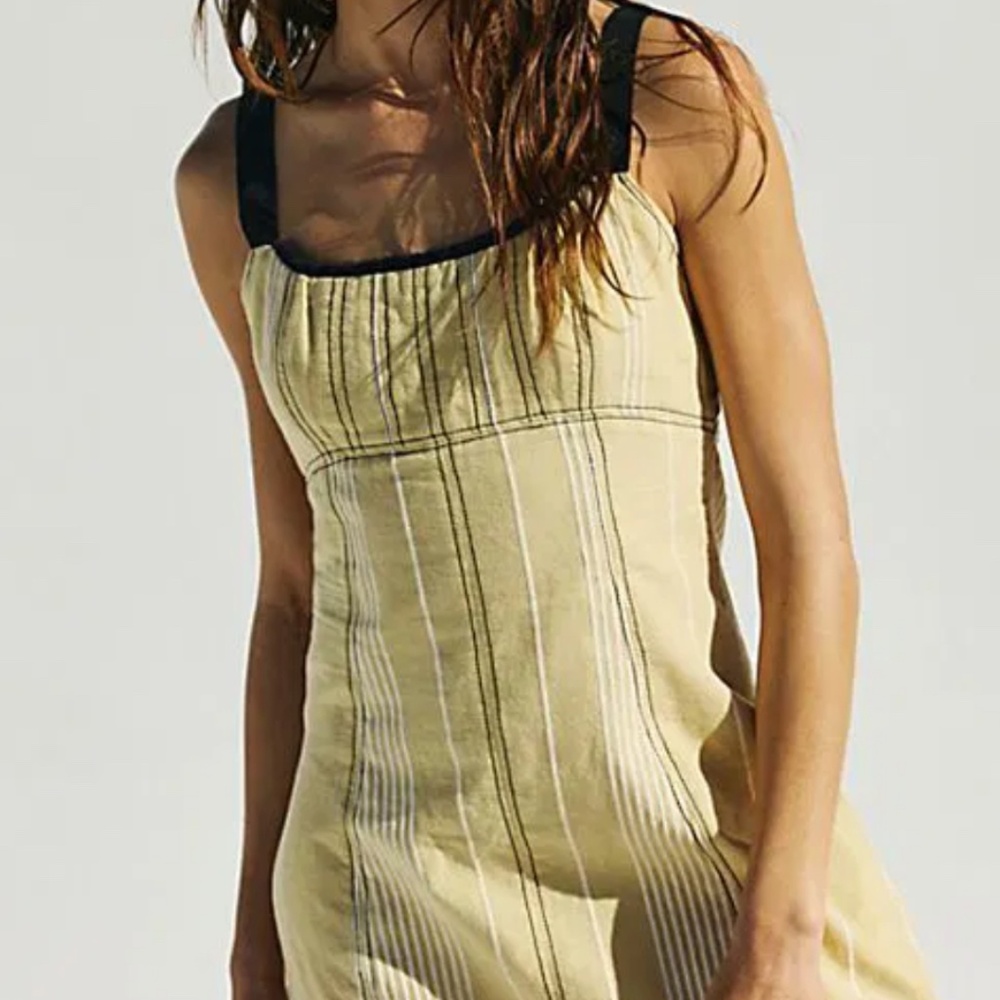 Free People Striped Mini Dress